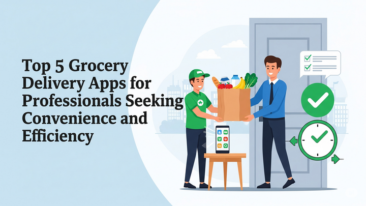 Top 5 Grocery Delivery Apps for Professionals Seeking Convenien