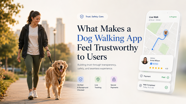 What Makes a Dog Walking App Feel Trustworthy to Users